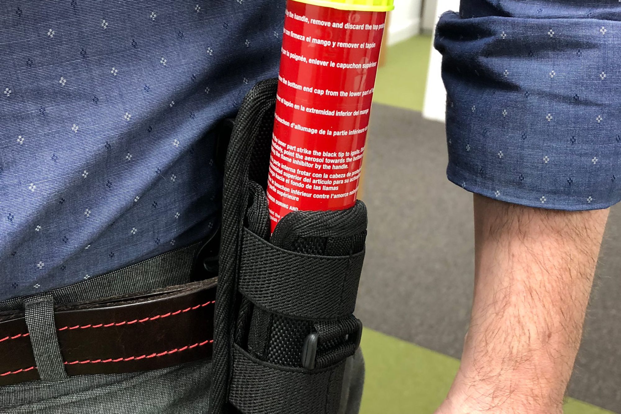 FIRE SAFETY STICK BELT HOLSTER  FFS100 & FFS50